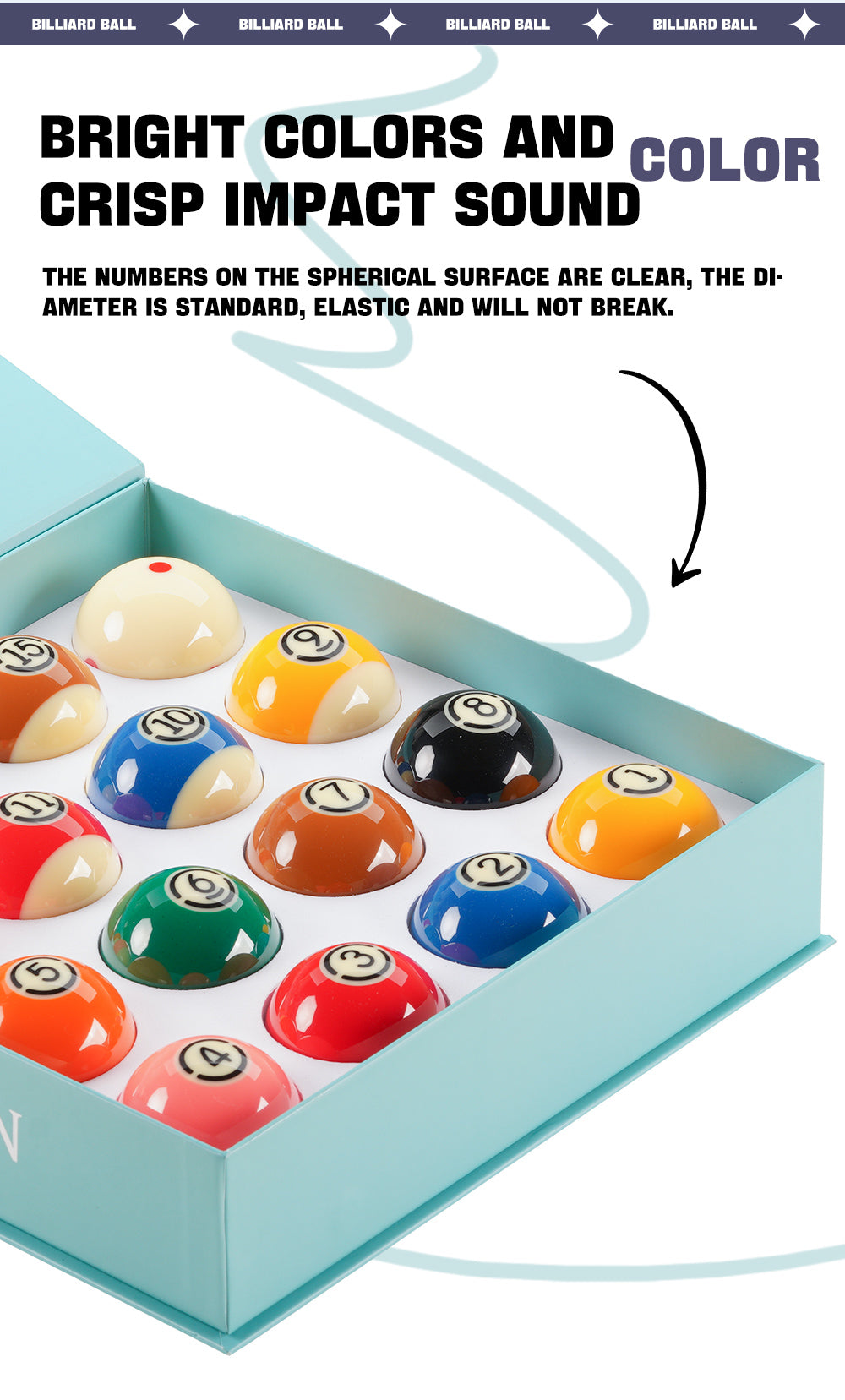 AXD-1TH Billiard Ball - 57.2mm