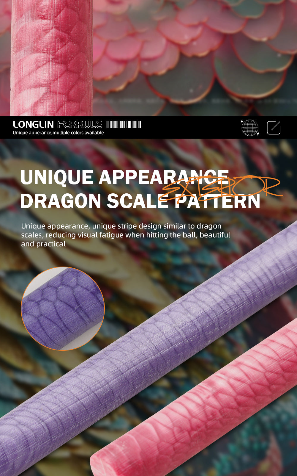 Juma Dragon Ferrule - 300mm