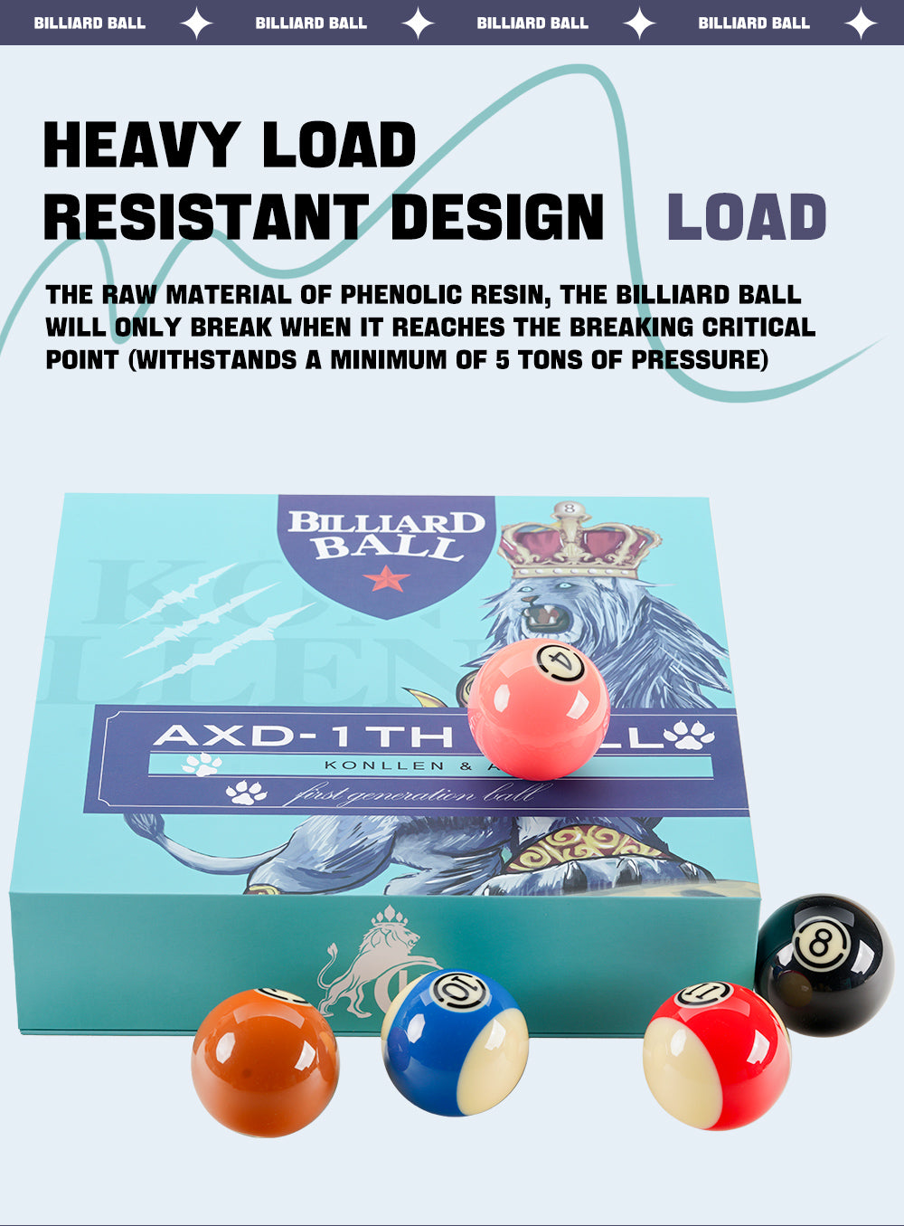 AXD-1TH Billiard Ball - 57.2mm
