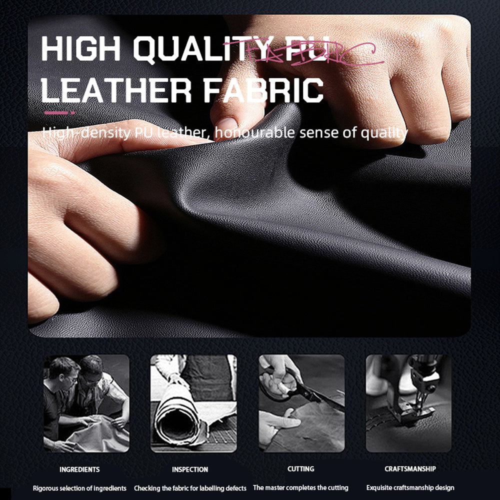 PU-Hartschalenkoffer in Pink/Schwarz – 1 Schaft x 1 Unterteil