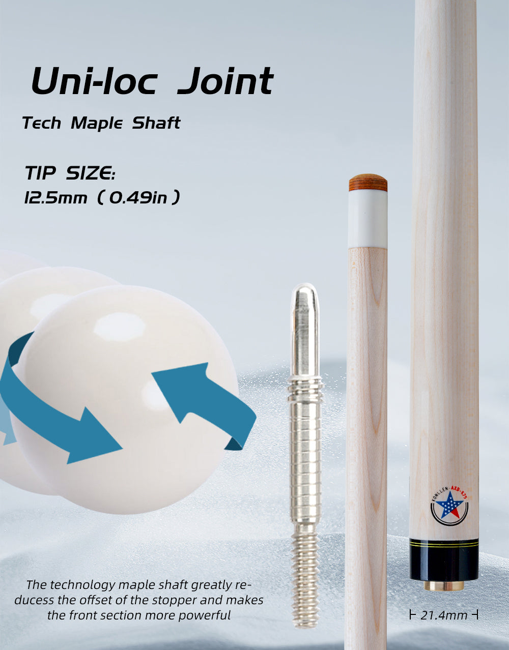 Poros Maple Tunggal KL-12,5mm