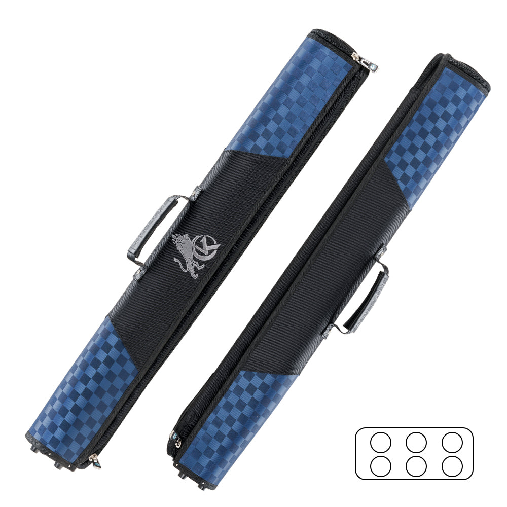 Estuche rígido semirredondos de tela Oxford - 2 culatas x 4 varas