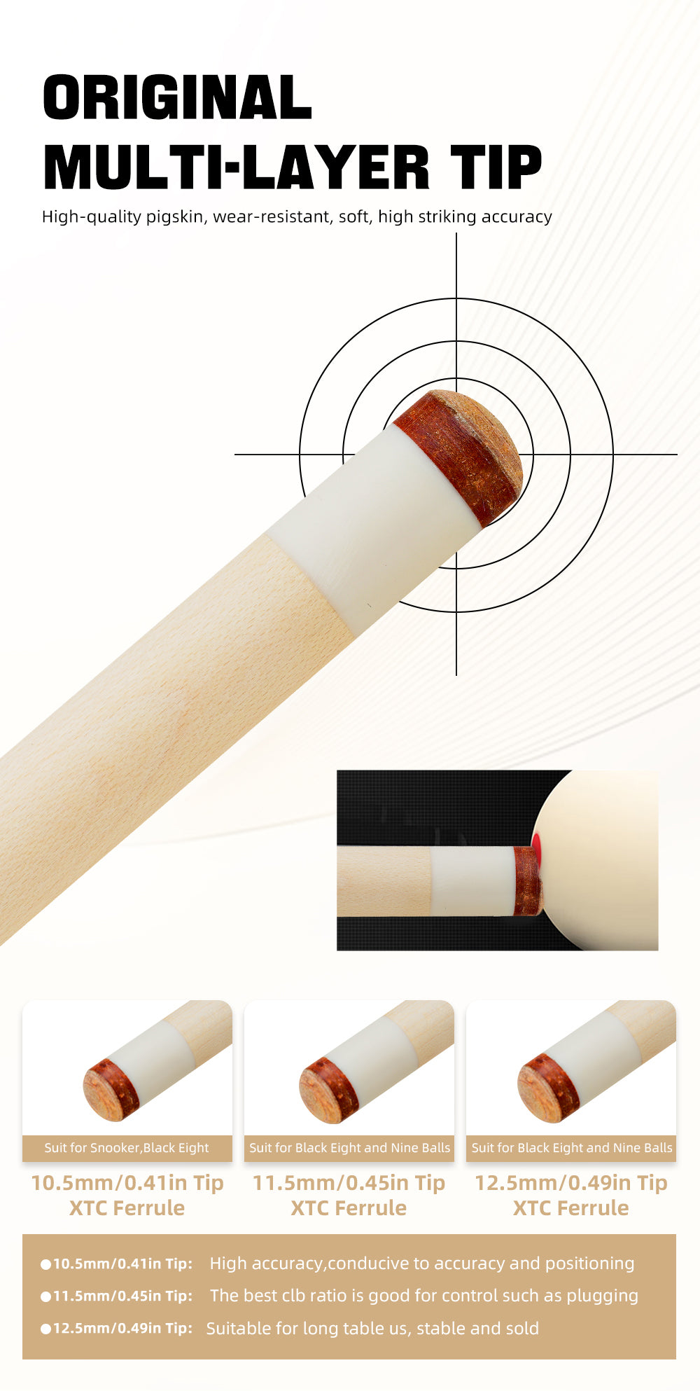 Poros Maple Tunggal KL-12,75mm