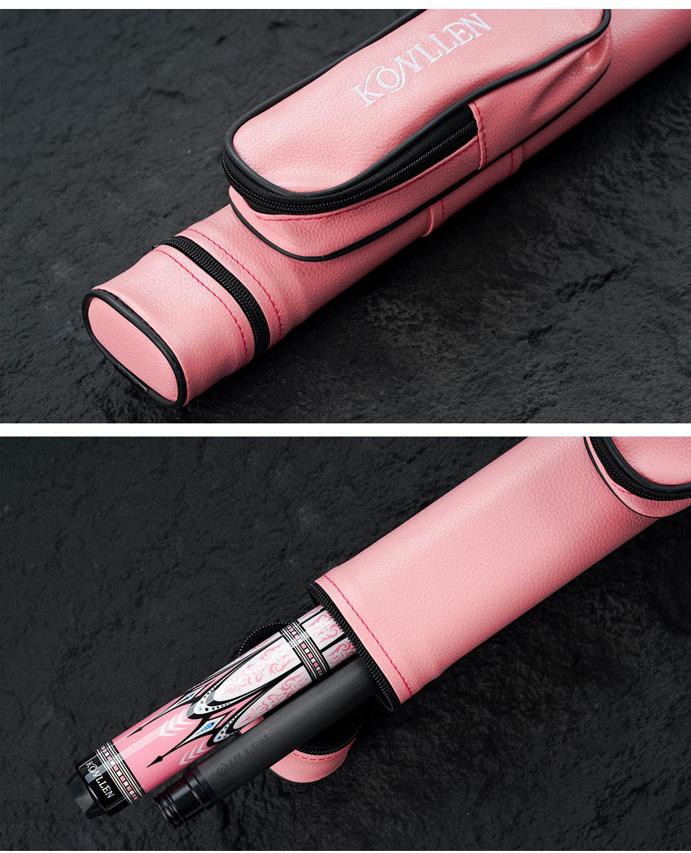 PU pink hard case- 1 Butt x 1 Shaft