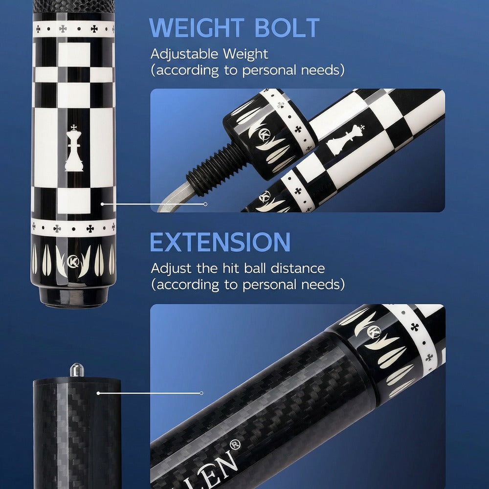 Konllen K-GW1 - Maple Shaft With Carbon Tube Inside - 12mm