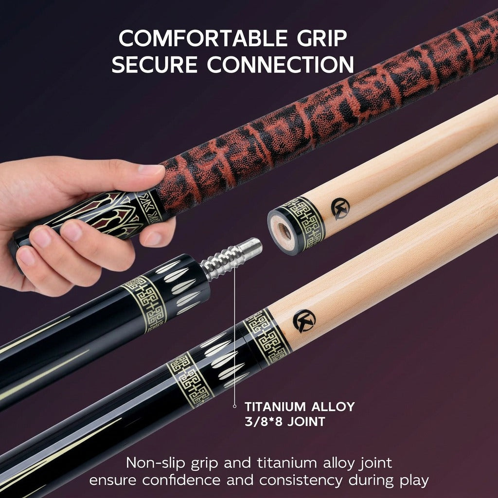 Konllen K-03 - Maple Shaft With Carbon Tube Inside - 12mm