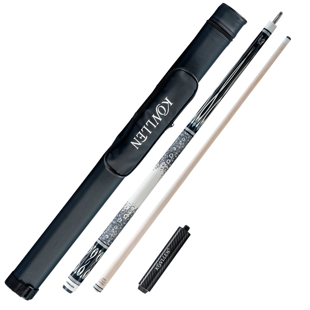 Konllen Snow Leopard Series 1 Pool Cue – AK-D1 - 10.5mm / 11.5mm /12.2mm