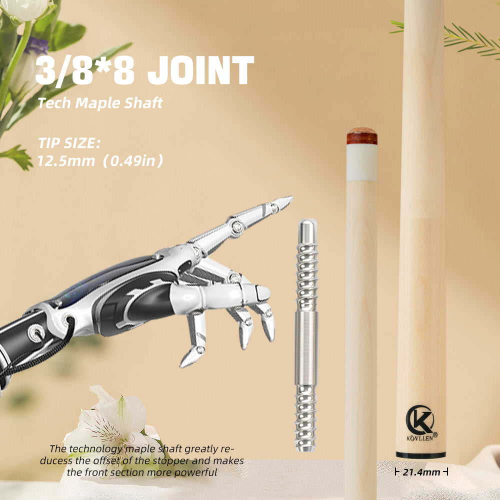 单枫木轴 - 径向销 -12.5mm