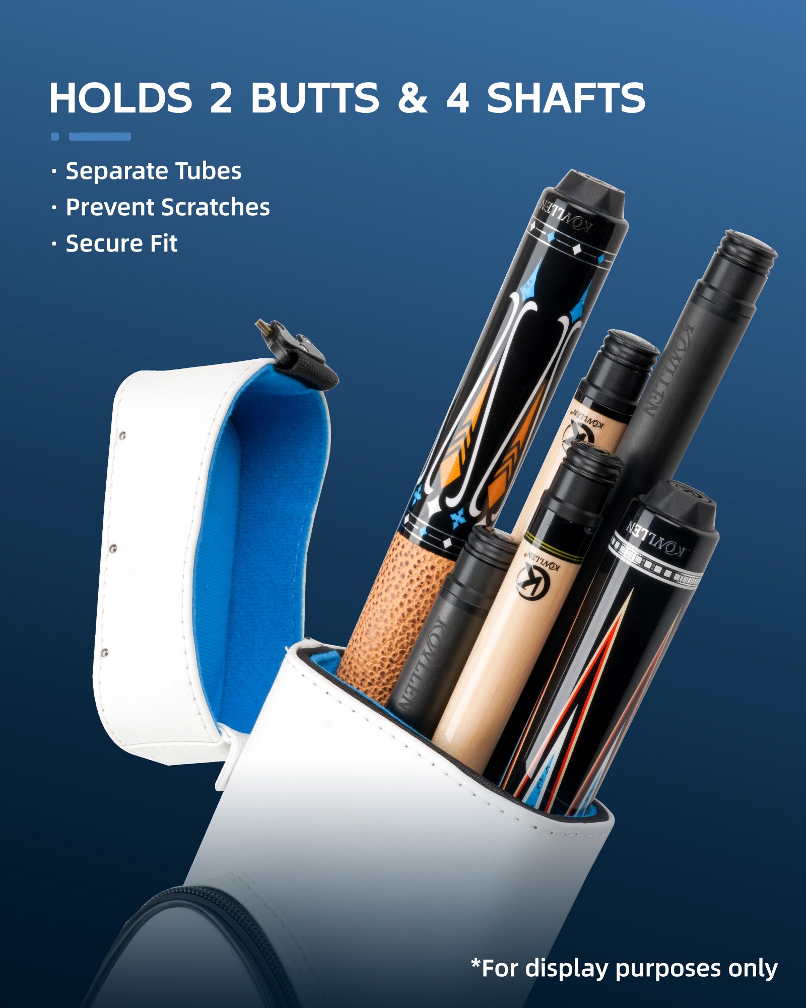 Vỏ cứng bằng da bò - 2 mông x 4 trục