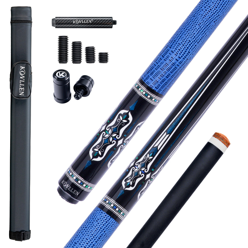 Konllen Spectra Series – Navy Sapphire Blue Pool Cue – AK-04F