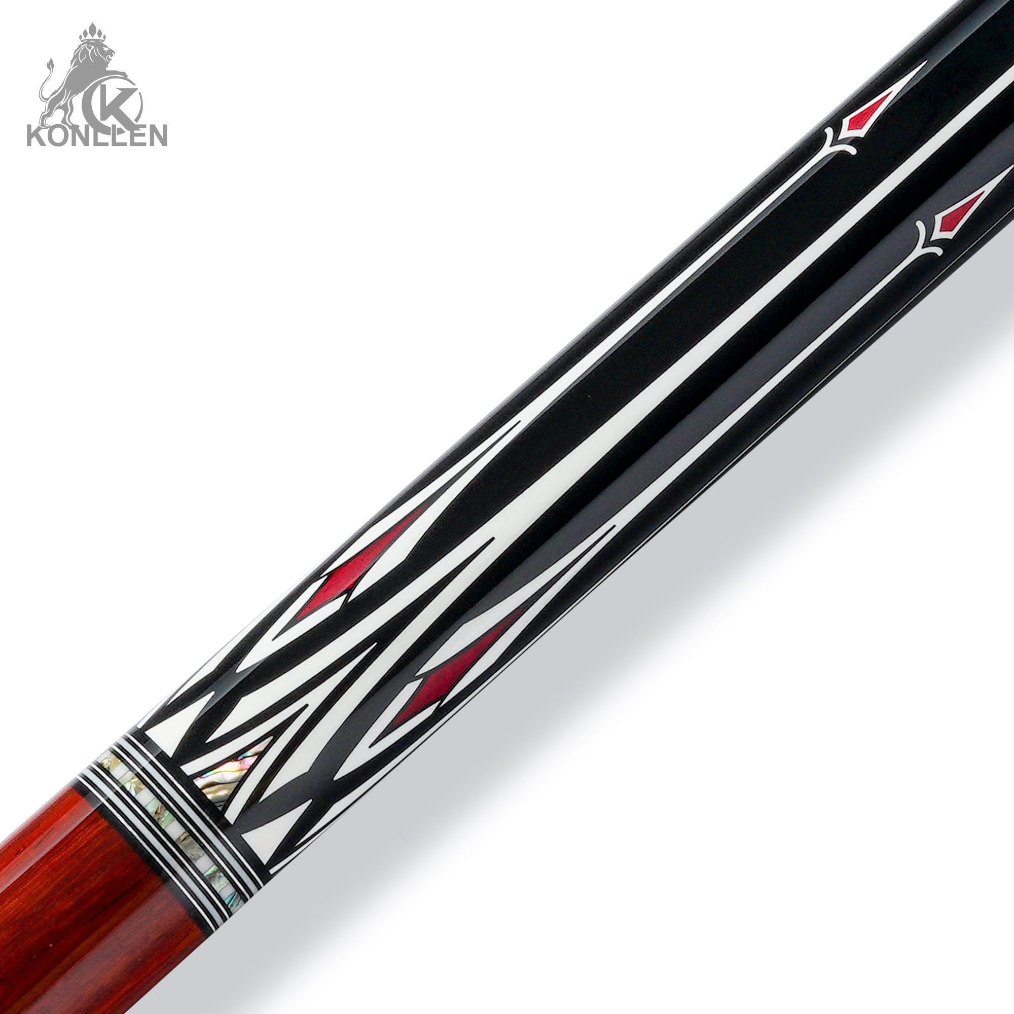 KONLLEN AK-AS-1F - Handmade Inlay - Red Rosewood Butt - 10.5mm / 11.5mm / 12.5mm