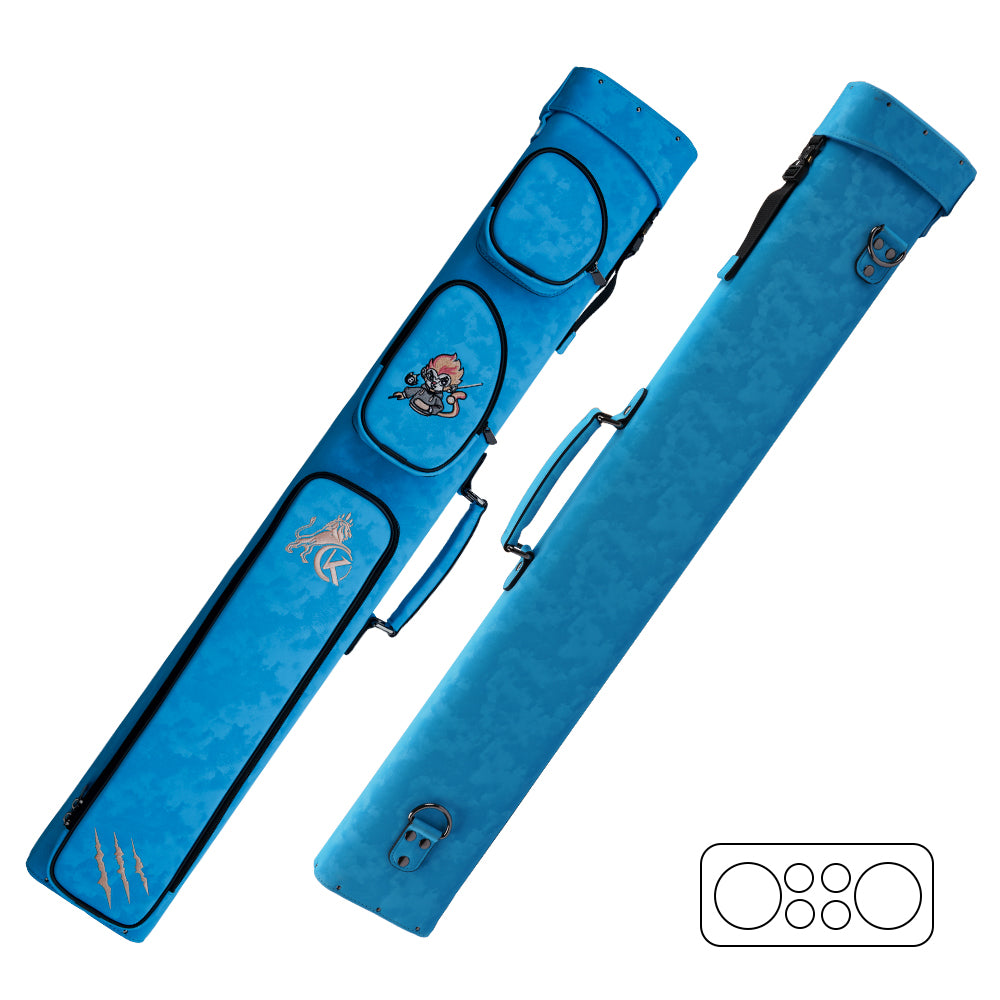 Nova Series 2x4 Billardqueue-Koffer – 2 Unterteile und 4 Schäfte