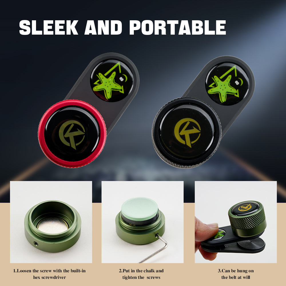 Upgrade Portable Multifunctional Sturdy Round Chalk Holder