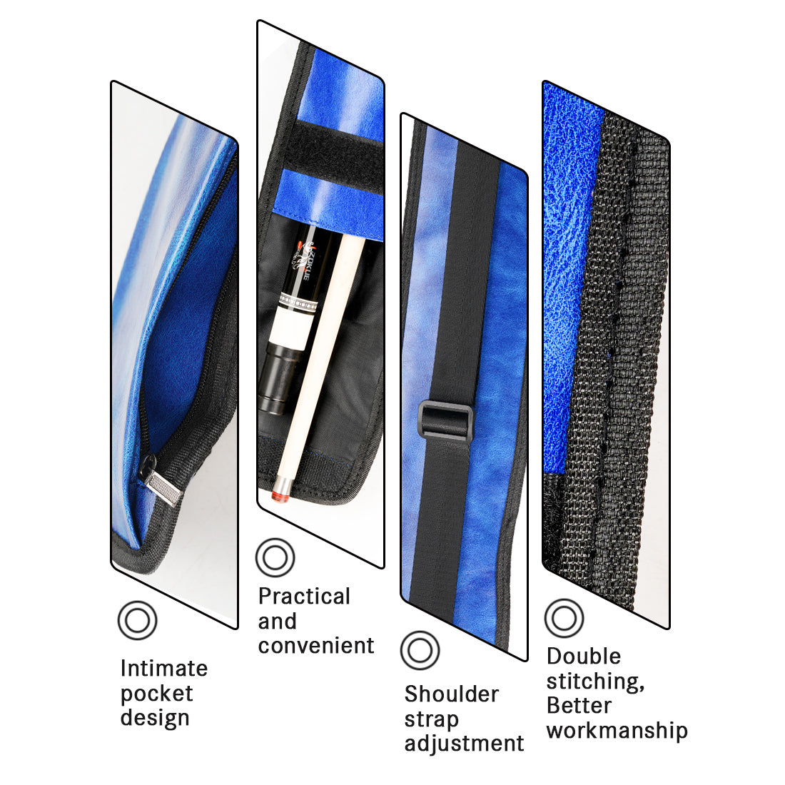 PUソフトケース - バット1個 x シャフト1個