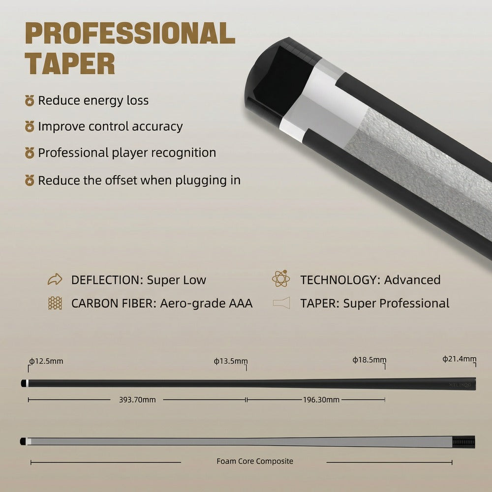 Konllen Dynasty Series Pool Cue – AK-3K - 12.5mm