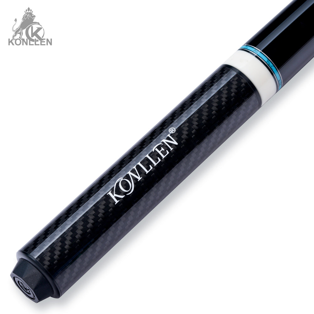 Konllen 2.0 Series AK75-12WFA - Ebony Turquoise Inlaid Butt - Lizard Grain Cowhide Wrap - 11.8mm / 12.5mm