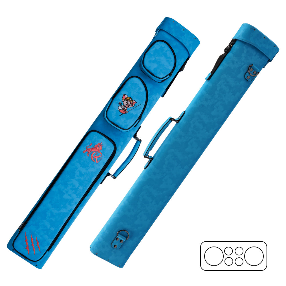 Nova Series 2x4 Billardqueue-Koffer – 2 Unterteile und 4 Schäfte