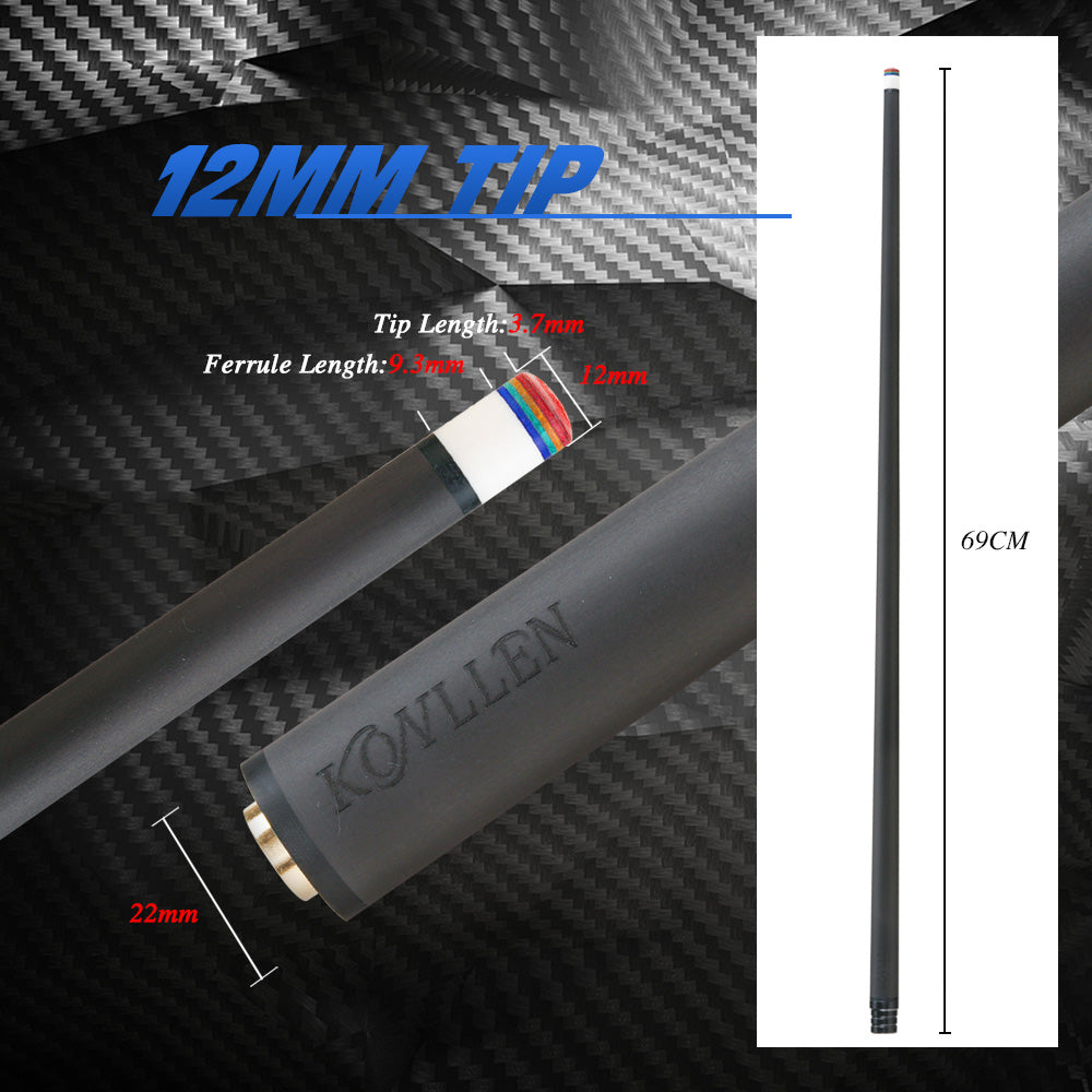 Konllen Single Carom Shaft 12mm