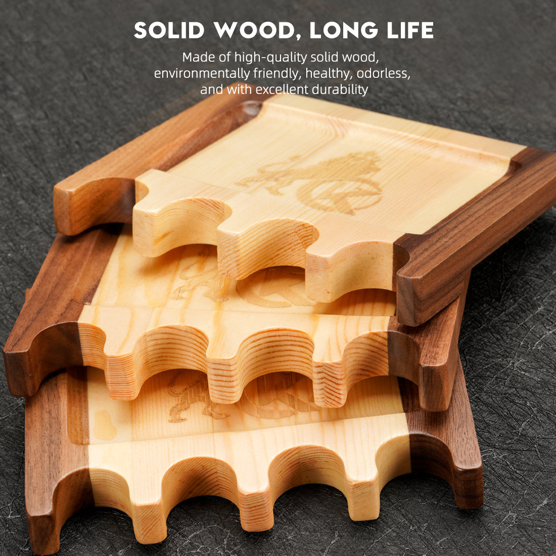 4 Löcher Holz-Cue-Halter