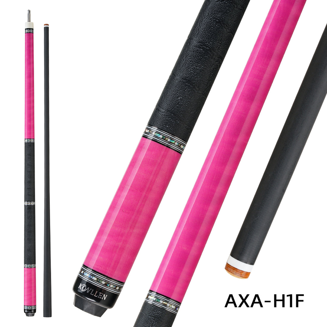AXA-H1F (Tiger wood dyed pink)