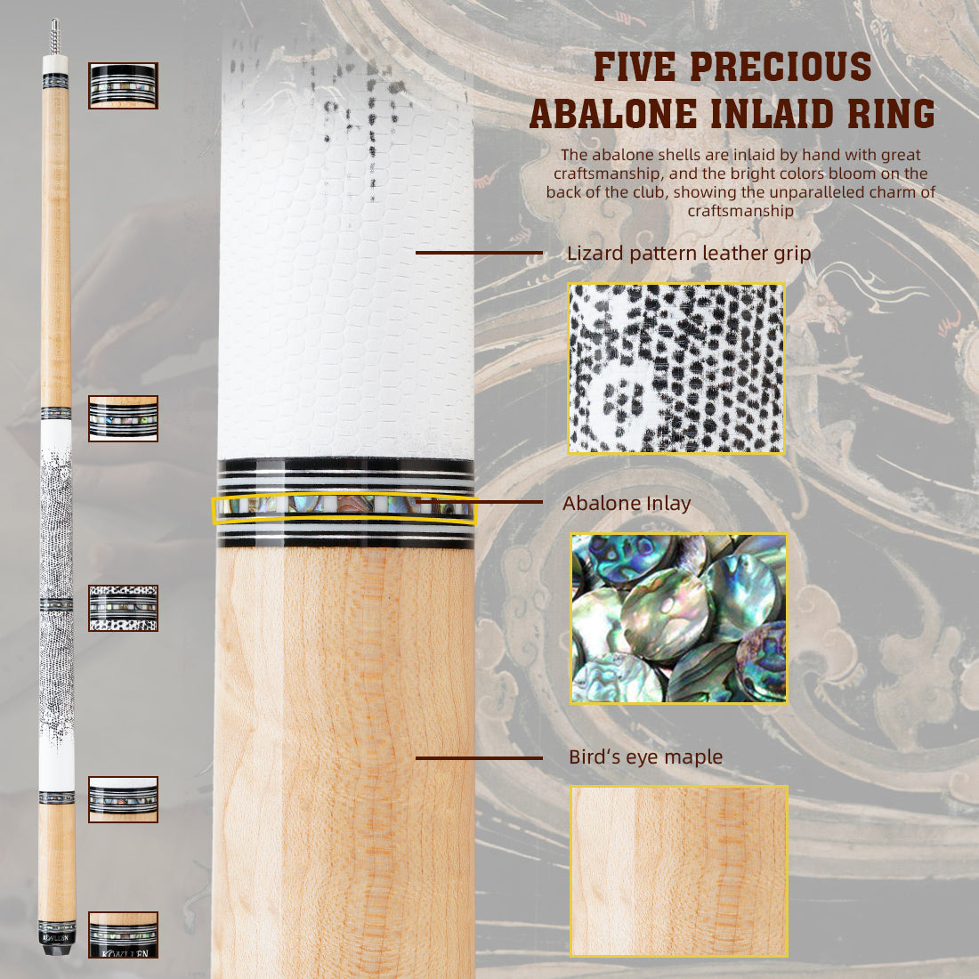 AXA-N2F (bird's eye maple)