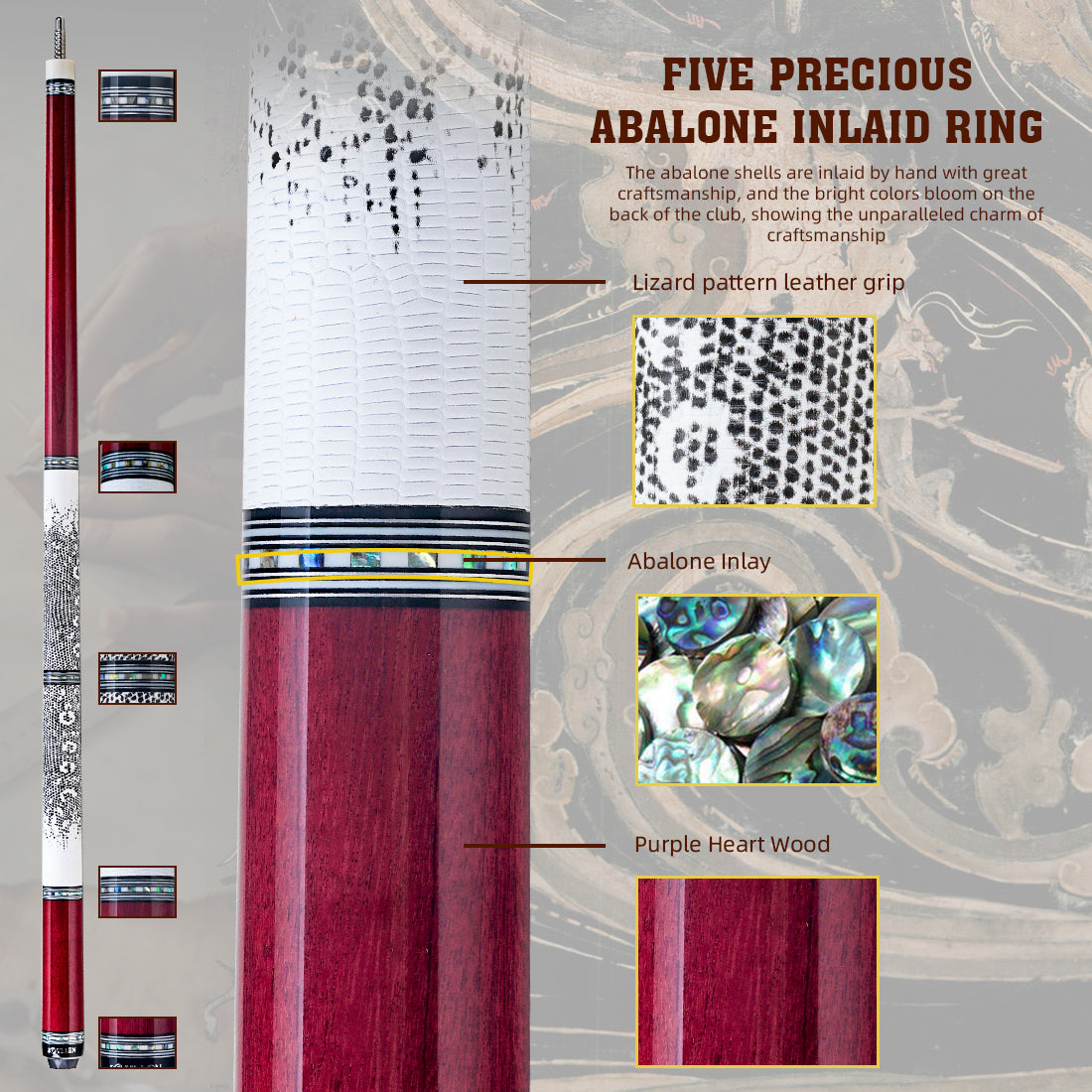 Konllen AXA-P2F (purple core wood)