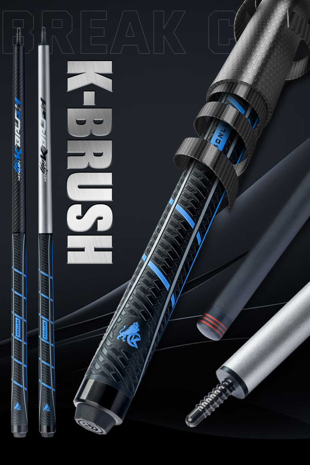 Konllen AK-KBR Break Cue