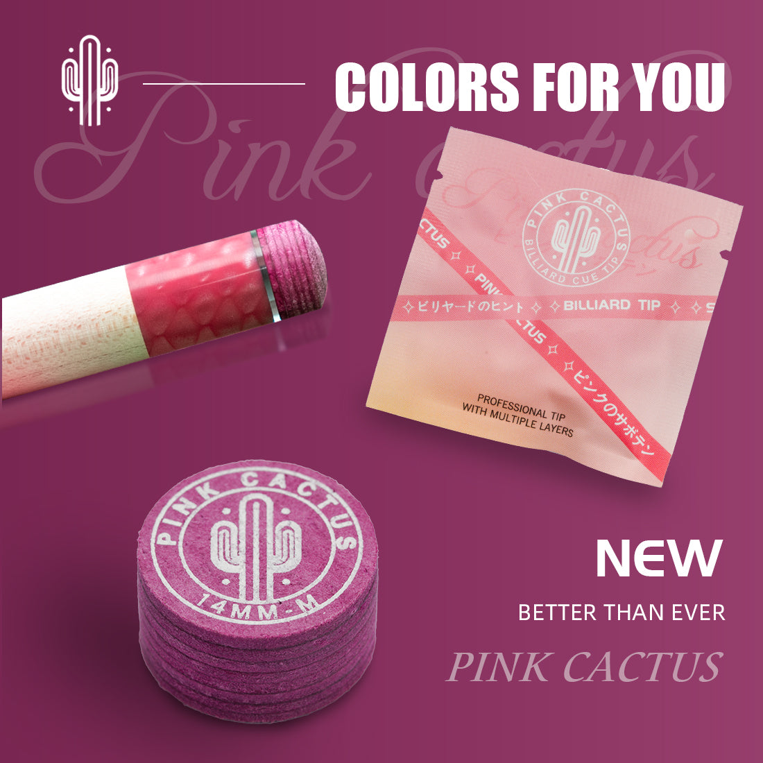 Pink Cactus Tip 11mm/ 14mm