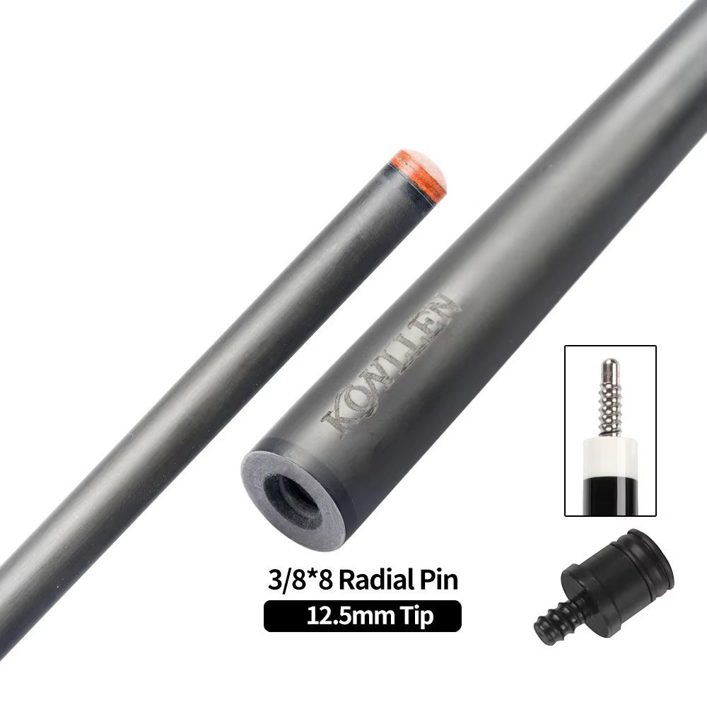 シングルカーボンシャフト - ラジアルピン -11.5mm/12.5mm/12.9mm