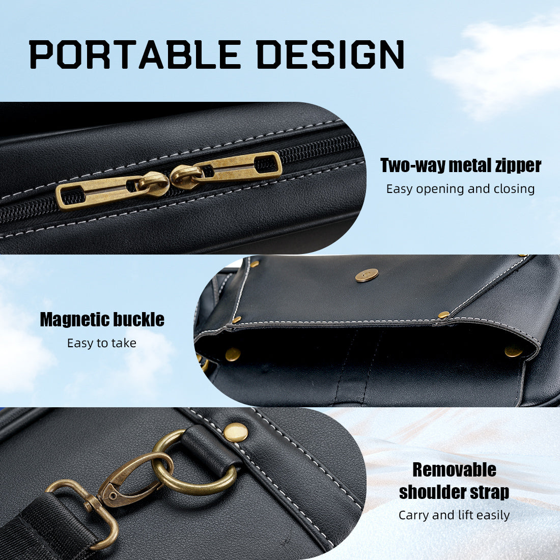 PU soft Case - 3 Butts x 4 Shafts