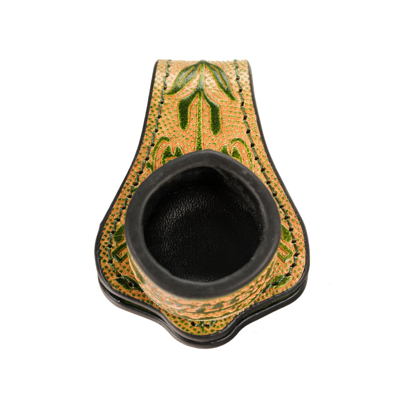 丸い野菜日焼けレザーチョークホルダー