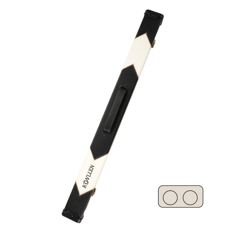 PU blackwhite hard wooden box - 1 Butt x 1 Shaft