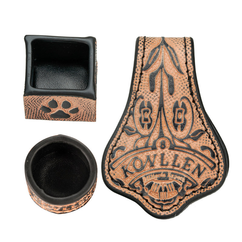 Leather Chalk Holder(round + square)