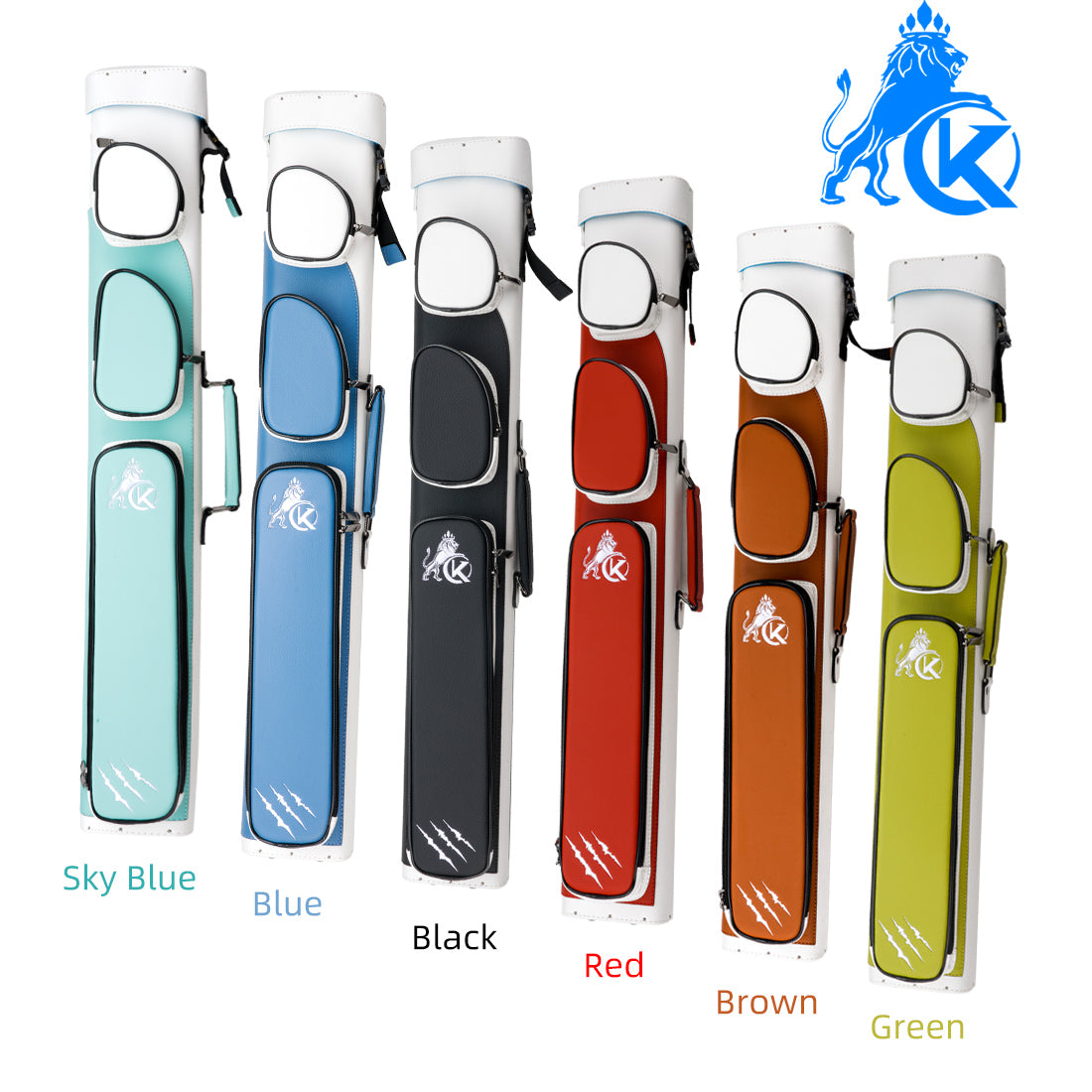 Konllen Cowhide Hard Case - 2 Butts x 4 Shafts