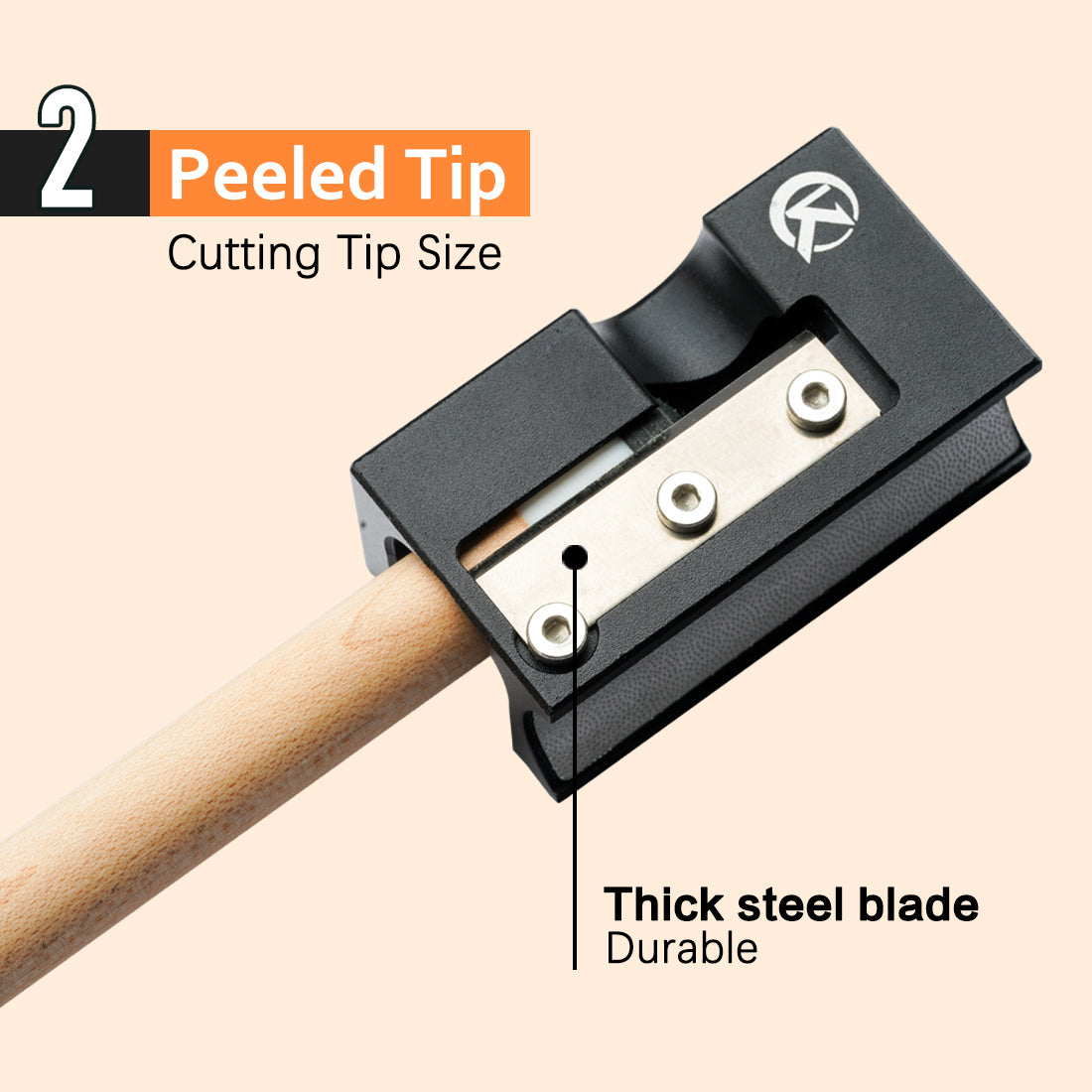 KONLLEN 8 in 1 Billiards Pool Cue Tip Repair Tool - Trimmer/Burnisher/Shaper/Tapper