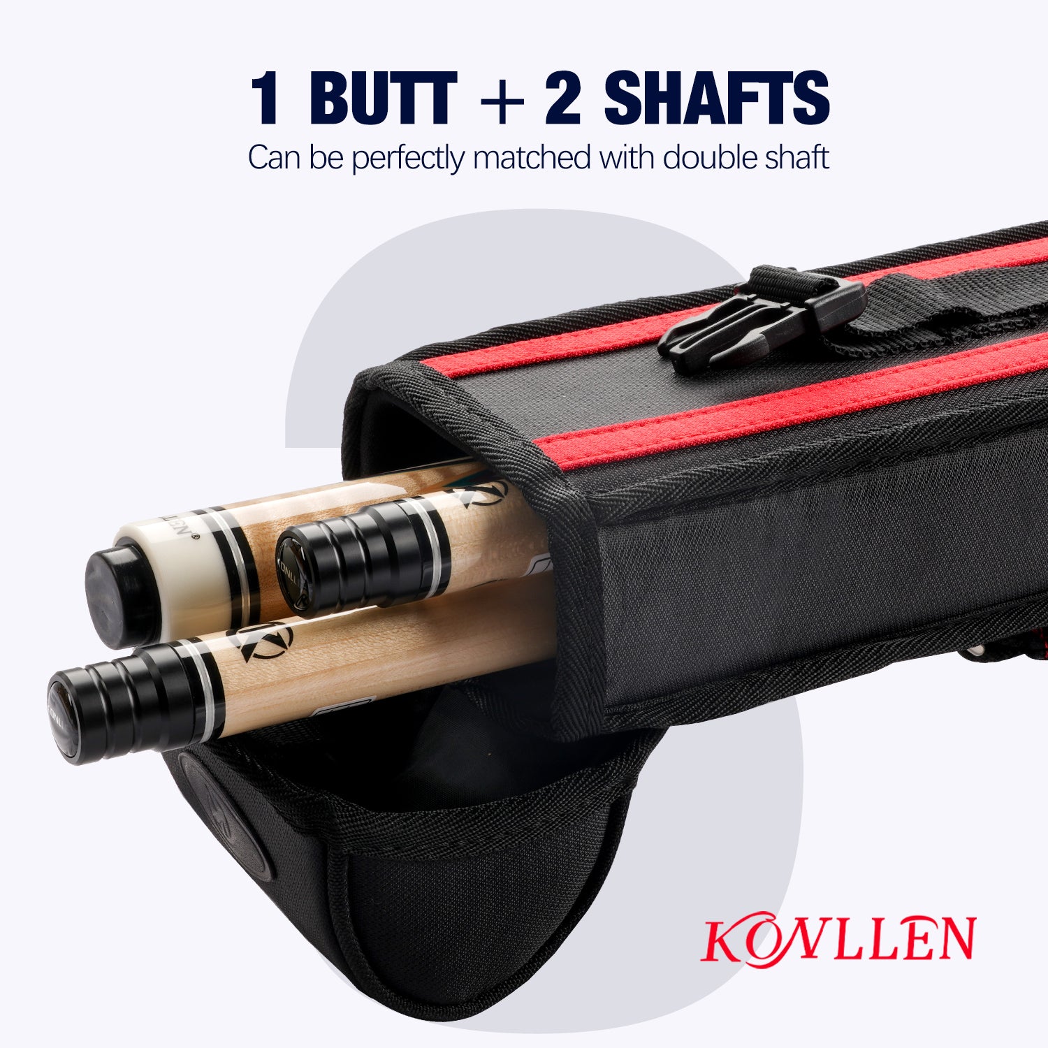 옥스포드 천 하드 케이스 - 1 버트 x 2 샤프트