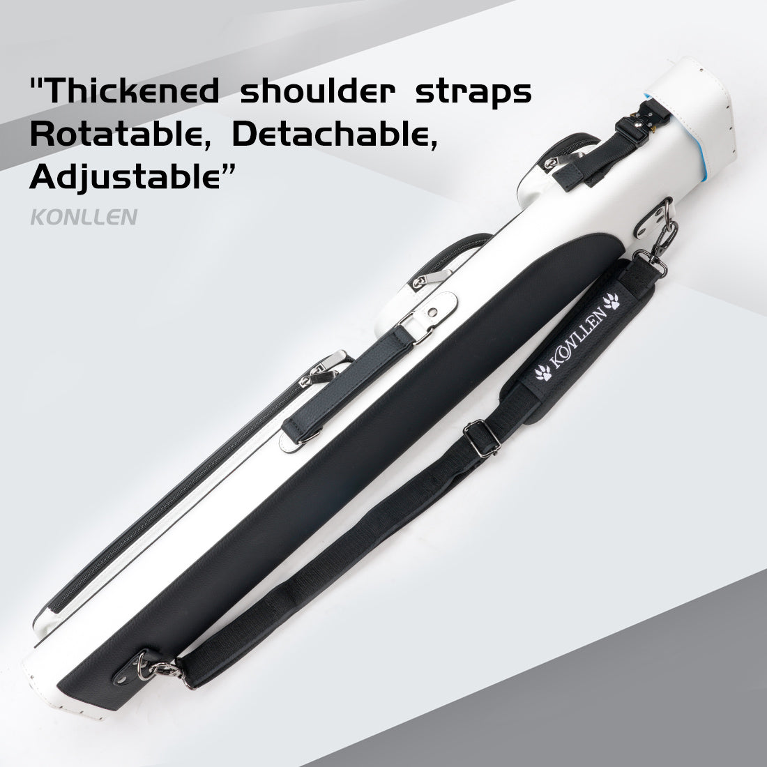 Konllen Cowhide Hard Case - 2 Butts x 4 Shafts