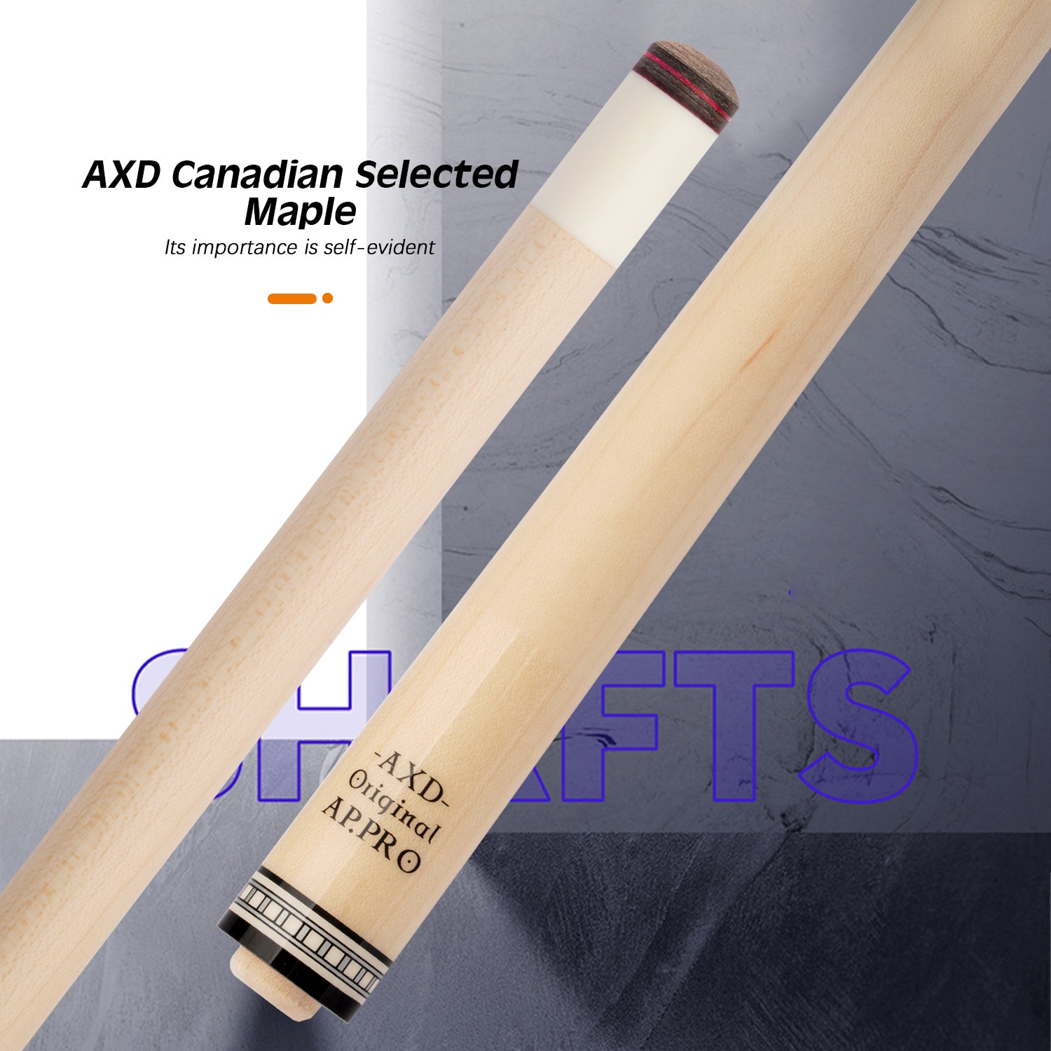 KONLLEN Dragon Single Maple Shaft - Radial Pin - 10.5mm/11.5mm/12.5mm