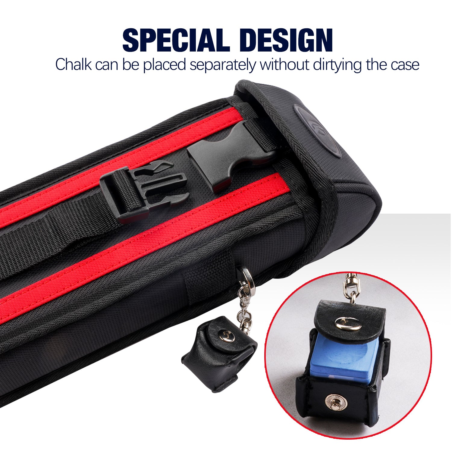 옥스포드 천 하드 케이스 - 1 버트 x 2 샤프트