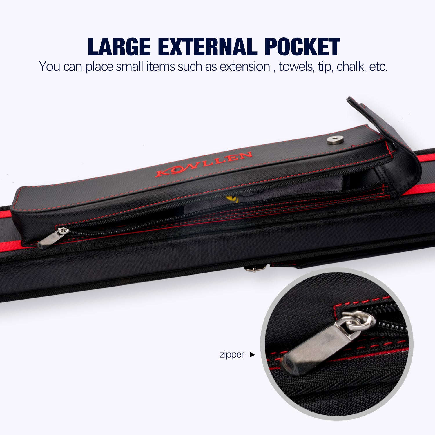 옥스포드 천 하드 케이스 - 1 버트 x 2 샤프트