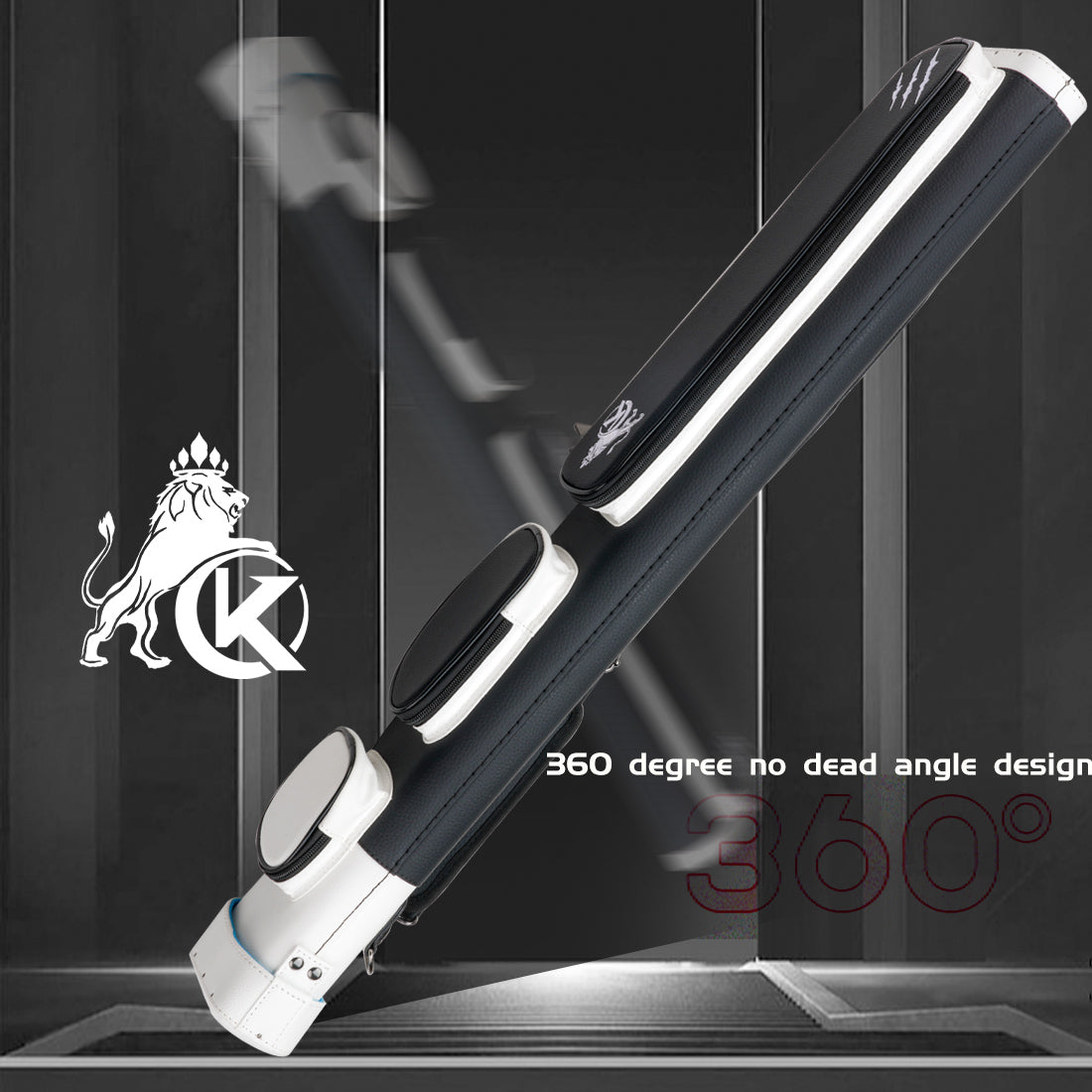 Konllen Cowhide Hard Case - 2 Butts x 4 Shafts