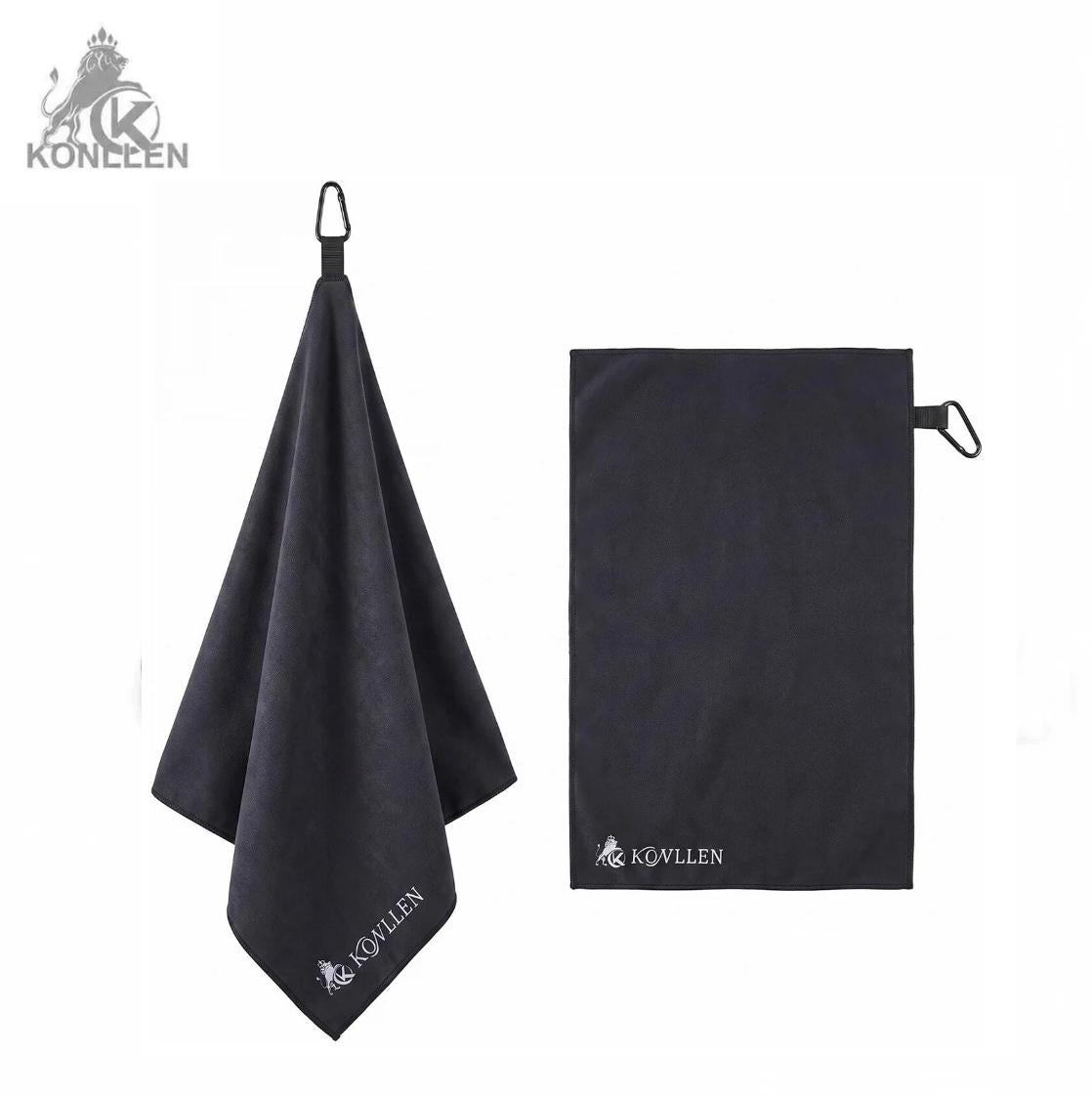 Konllen Billiards Cue Clean Towel Black