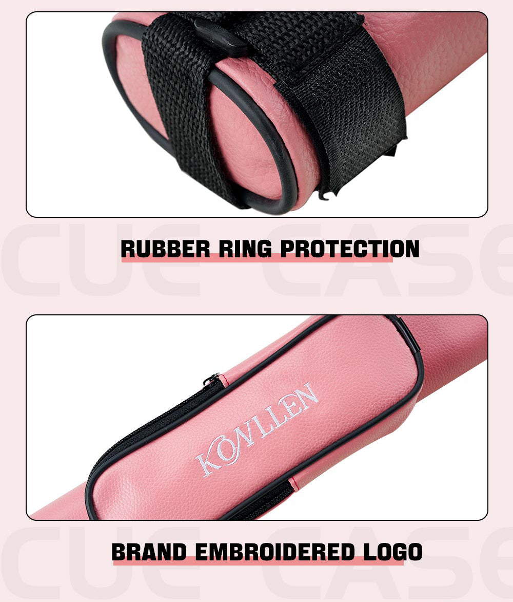 PU pink hard case- 1 Butt x 1 Shaft