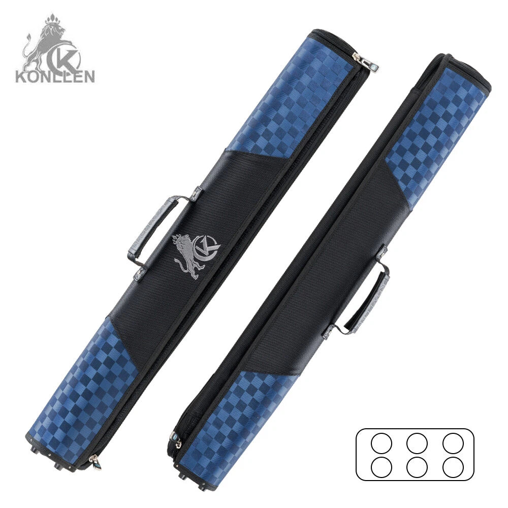 Estuche rígido semirredondo de tela Oxford - 2 culatas x 4 varas
