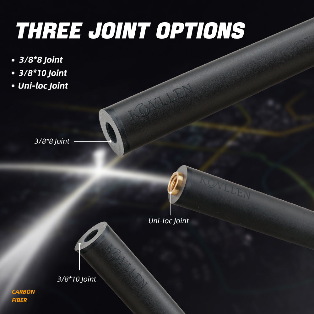 Konllen Carbon Fiber Shaft -Radial / Uniloc/ 3/8*10 Pin - 10.5