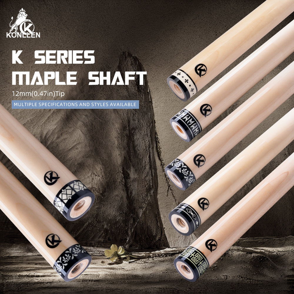 Konllen K-03 / K-05 Maple Shaft for Radial 12mm with Carbon Tube