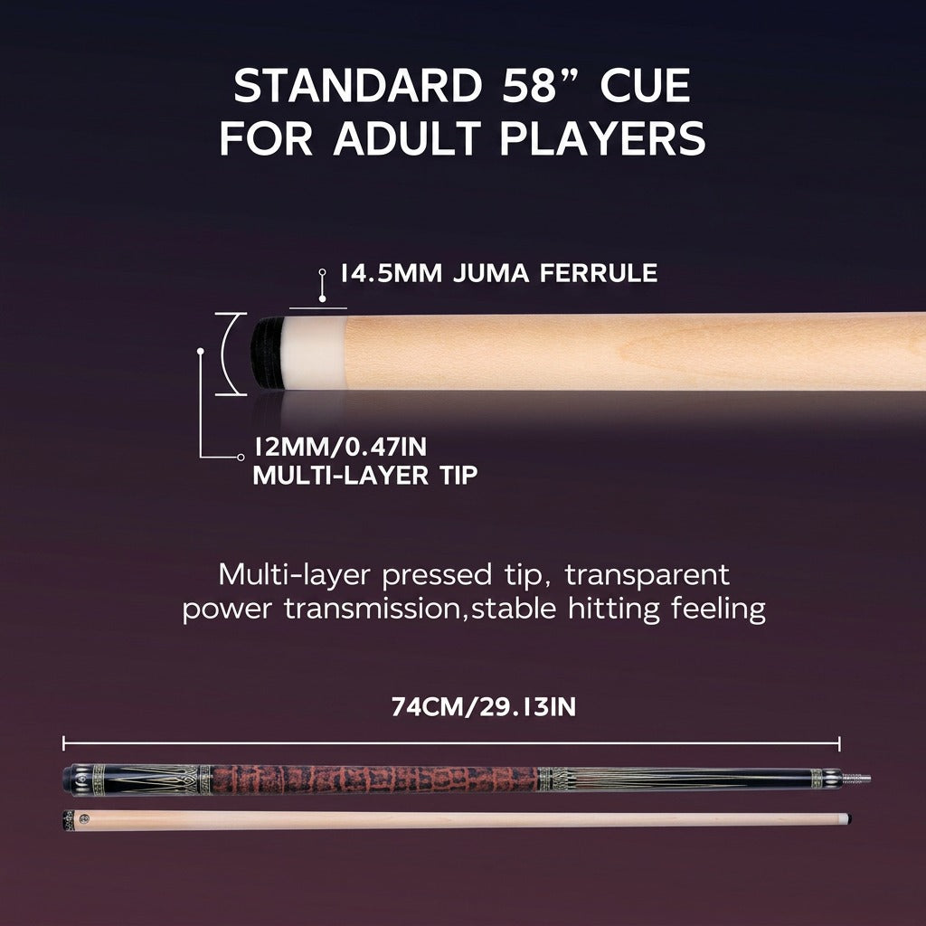 Konllen K-03 - Maple Shaft With Carbon Tube Inside - 12mm