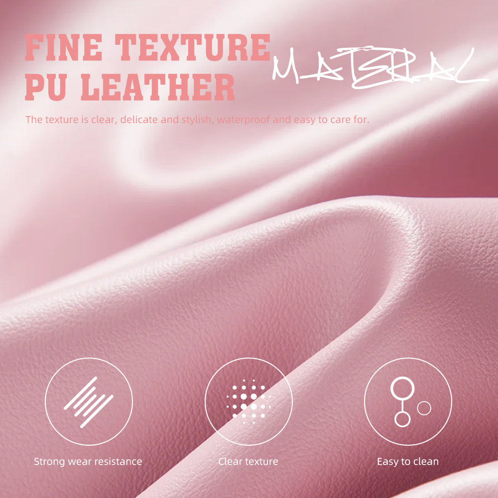PU pink hard wooden box - 1 Butt x 1 Shaft