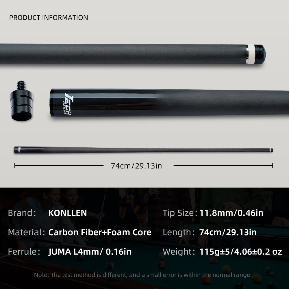 Konllen Carbon Fiber Shaft for Radial Joint with 11.8mm Tip