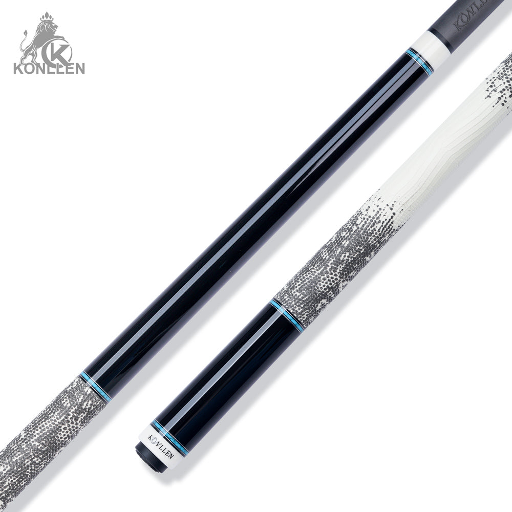 Konllen 2.0 Series AK75-12WFA - Ebony Turquoise Inlaid Butt - Lizard Grain Cowhide Wrap - 11.8mm / 12.5mm